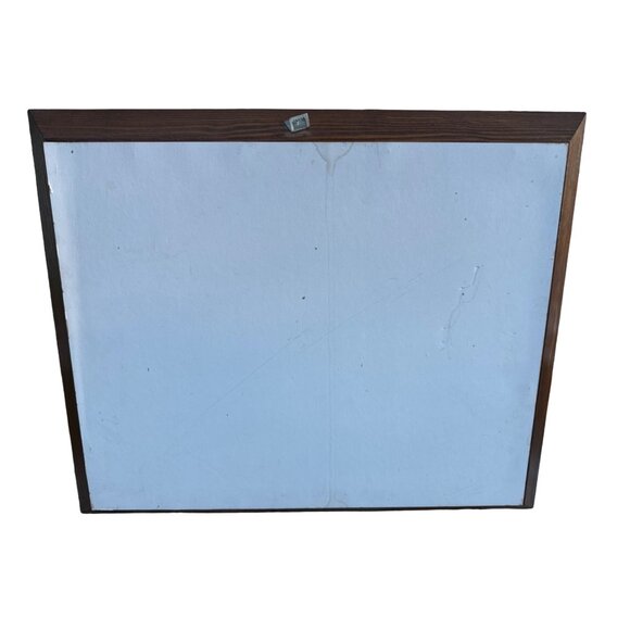 Vintage Seascape Beach At the Beach  Scene Framed Art Lithograph Print By A. Seh - Picture 5 of 8